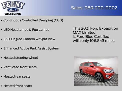 Used 2021 Ford Expedition Max Limited AWD/4WD image 24