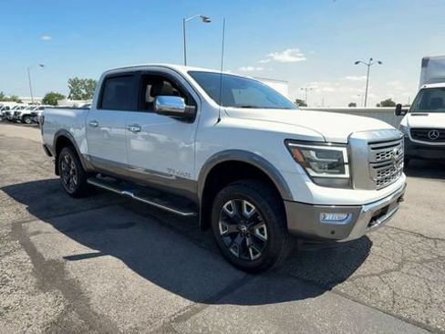 Used 2021 Nissan Titan Platinum Reserve w/ Moonroof Package AWD/4WD image 2
