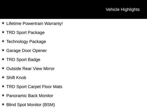 Used 2022 Toyota 4Runner TRD Sport w/ Technology Package RWD image 2