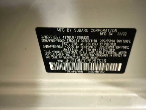 Certified 2023 Subaru Crosstrek 2.5i Limited w/ Moonroof Package image 39