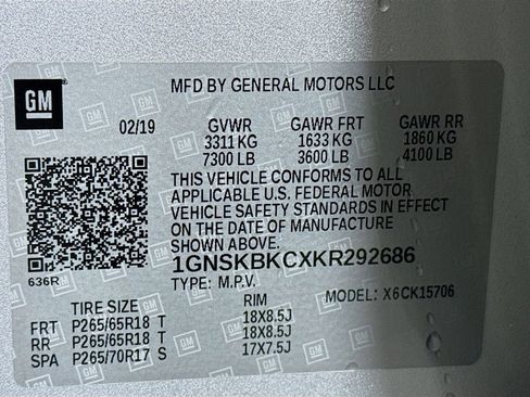 Used 2019 Chevrolet Tahoe LT w/ Luxury Package image 32