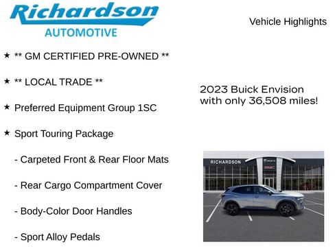 Used 2023 Buick Envision Preferred w/ Sport Touring Package AWD/4WD image 11