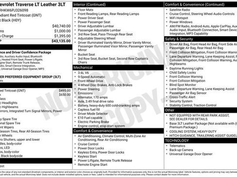 Used 2023 Chevrolet Traverse LT FWD image 31