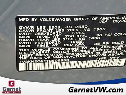 New 2026 Volkswagen Atlas SE image 13