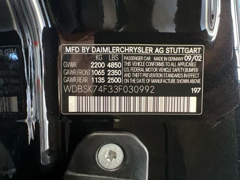 Used 2003 Mercedes-Benz SL 55 AMG image 16