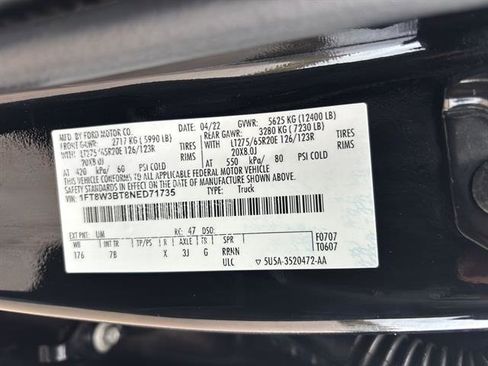 Certified 2022 Ford F350 Platinum image 21