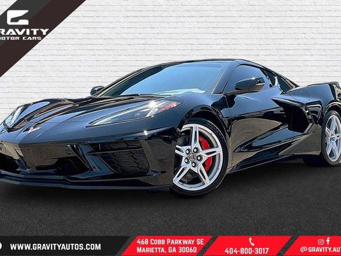 Used 2021 Chevrolet Corvette Stingray Premium Cpe w/ Z51 Performance Package RWD image 1