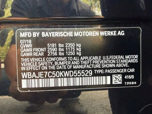 Used 2019 BMW 540i xDrive 540i xDrive w/ M Sport Package image 39