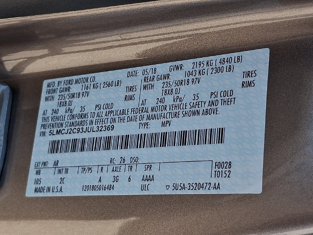 Used 2018 Lincoln MKC Select w/ Select Plus Package FWD image 28