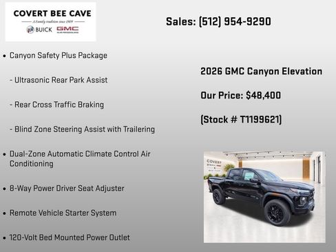 New 2026 GMC Canyon Elevation w/ Convenience Package AWD/4WD image 26