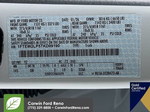 Certified 2026 Ford F150 STX AWD/4WD image 32