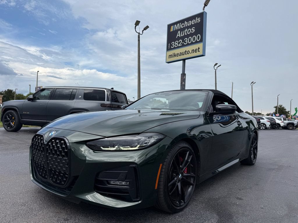 Used 2023 BMW 430i Convertible w/ M Sport Package RWD image 3