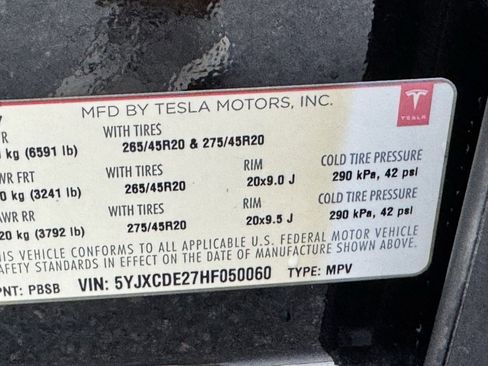 Used 2017 Tesla Model X 75D image 43