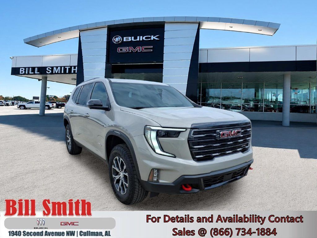 New 2026 GMC Acadia AT4 w/ LPO, Floor Liner Package AWD/4WD image 1