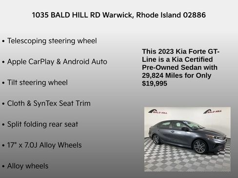 Certified 2023 Kia Forte GT-Line image 20
