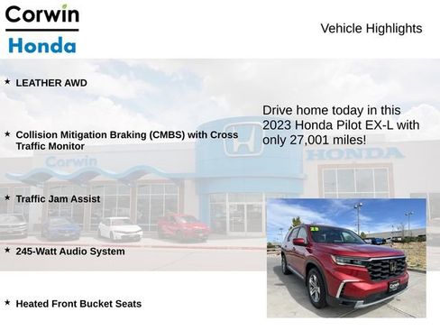 Used 2023 Honda Pilot EX-L image 6