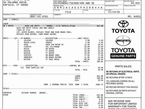 Used 2023 Hyundai Tucson SE image 10