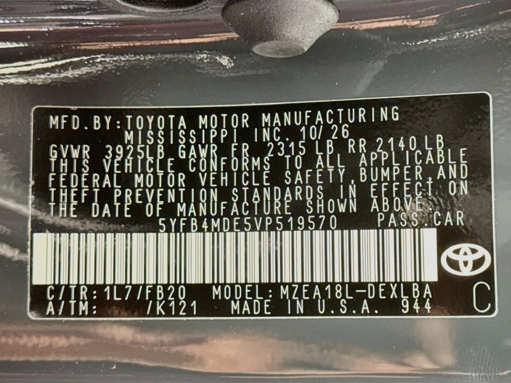 New 2027 Toyota Corolla LE FWD image 16