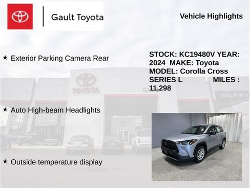Certified 2024 Toyota Corolla Cross L AWD/4WD image 5
