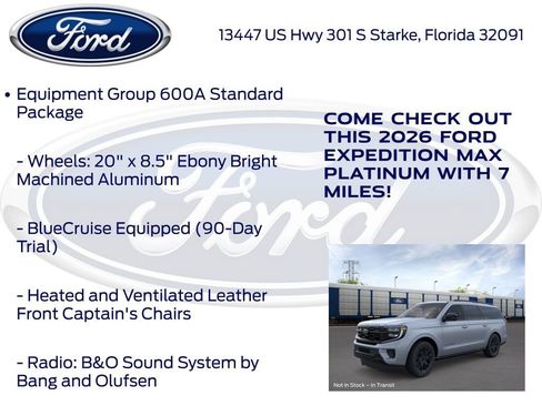 New 2026 Ford Expedition Max Platinum AWD/4WD image 20