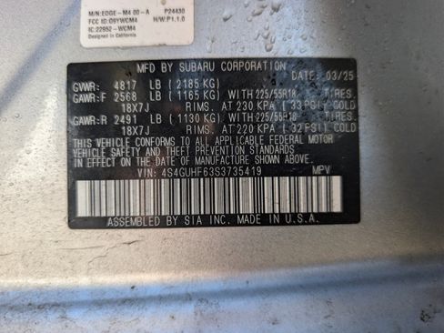 Certified 2025 Subaru Crosstrek 2.5i Sport image 17