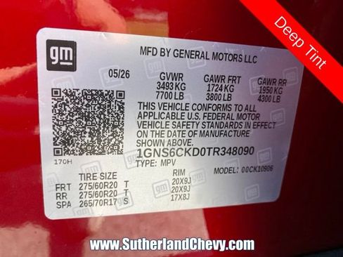 New 2026 Chevrolet Suburban LT w/ Comfort Package AWD/4WD image 58