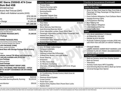 Used 2024 GMC Sierra 2500 AT4 w/ AT4 Premium Plus Package AWD/4WD image 36