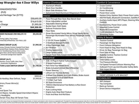 New 2025 Jeep Wrangler Unlimited Sport S 4xe AWD/4WD image 31