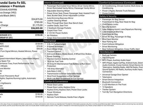 Used 2020 Hyundai Santa Fe SEL w/ Cargo Package FWD image 4