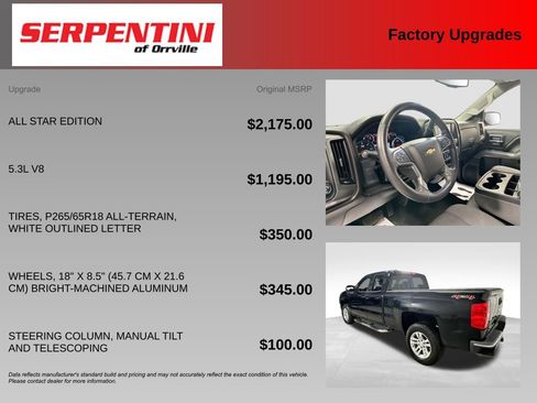 Used 2017 Chevrolet Silverado 1500 LT w/ All Star Edition AWD/4WD image 6