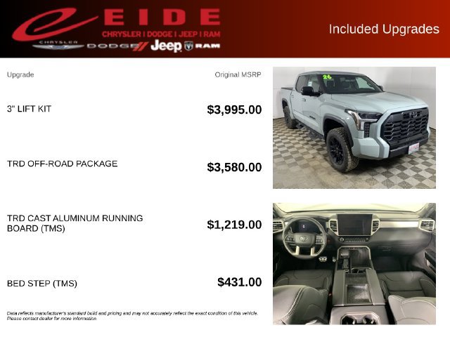Used 2026 Toyota Tundra Limited w/ TRD Off-Road Package AWD/4WD image 13