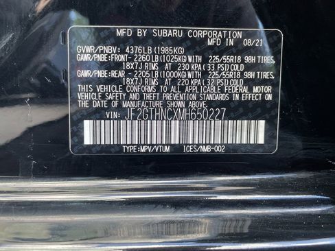 Used 2021 Subaru Crosstrek 2.5i Limited w/ Moonroof Package 2 AWD/4WD image 28