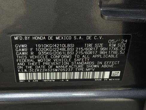 Certified 2025 Honda HR-V LX image 36