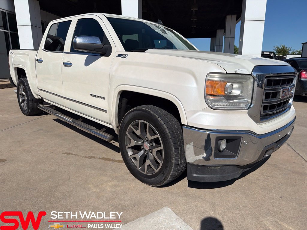 Used 2015 GMC Sierra 1500 SLT w/ SLT Crew Cab Value Package AWD/4WD image 1