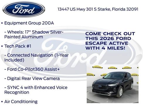 New 2026 Ford Escape Active w/ Tech Pack #1 FWD image 15