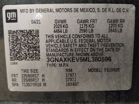 Used 2021 Chevrolet Equinox LT FWD image 33