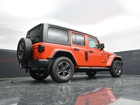 Used 2023 Jeep Wrangler Unlimited Sahara w/ LED Lighting Group AWD/4WD image 54