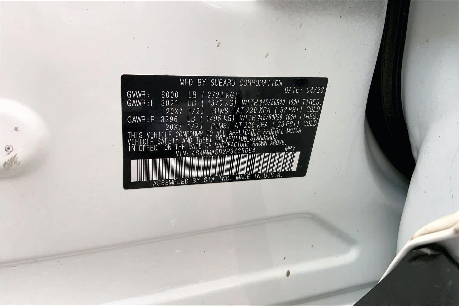 Used 2023 Subaru Ascent Limited AWD/4WD image 29