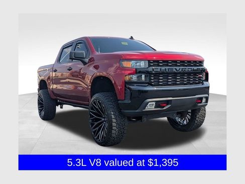 Used 2021 Chevrolet Silverado 1500 Custom Trail Boss w/ LPO, Dark Essentials Package image 1