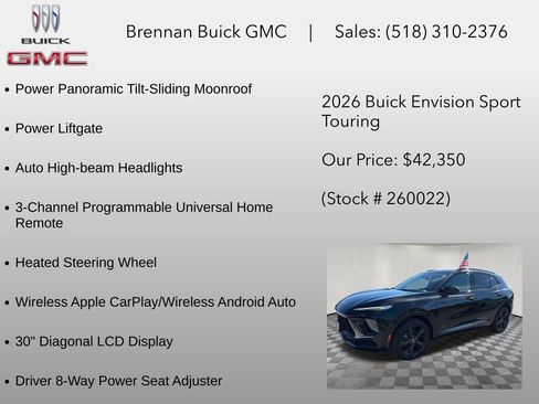 New 2026 Buick Envision Sport Touring AWD/4WD image 18