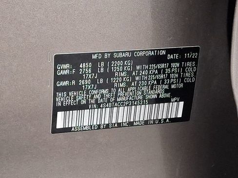 Certified 2023 Subaru Outback Premium AWD/4WD image 26