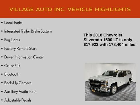 Used 2018 Chevrolet Silverado 1500 LT w/ Max Trailering Package image 14
