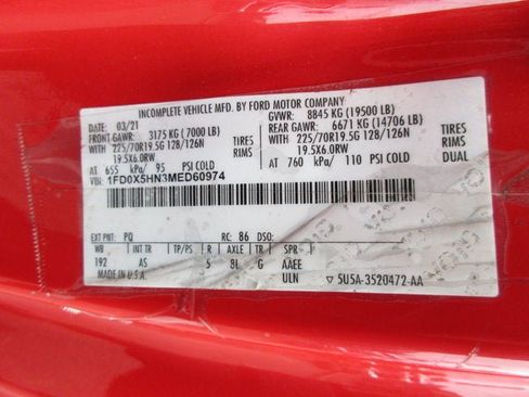 Used 2021 Ford F550 4x4 SuperCab Super Duty image 31