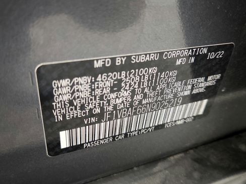 Used 2022 Subaru WRX Premium AWD/4WD image 20