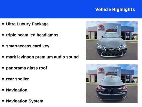 Used 2025 Lexus ES 350 Ultra Luxury FWD image 4