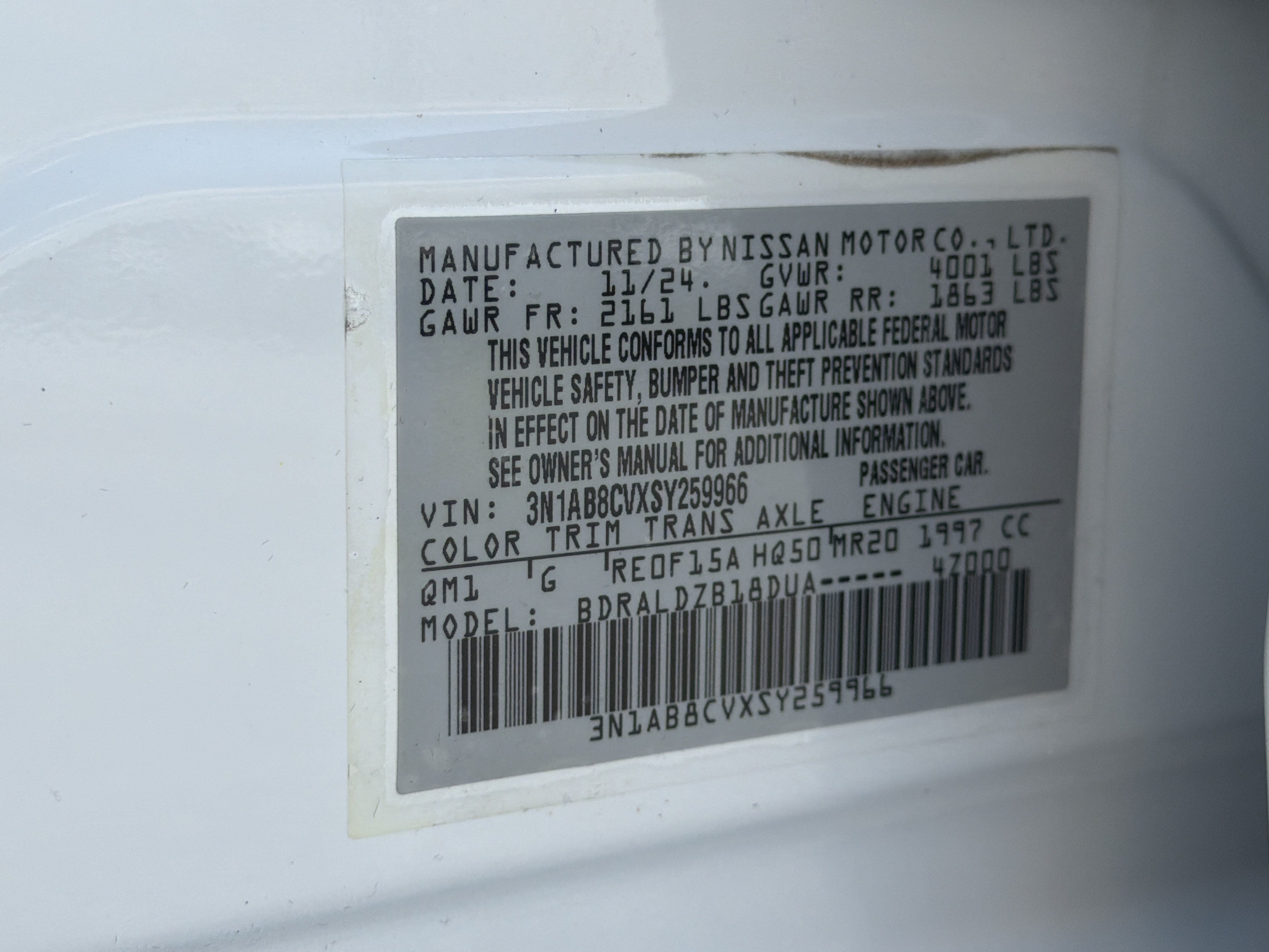 Used 2025 Nissan Sentra SV FWD image 38
