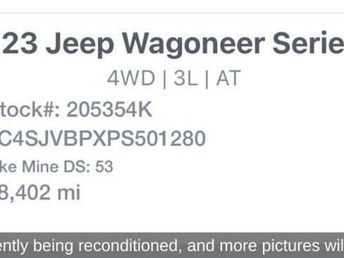 Used 2023 Jeep Wagoneer Series II AWD/4WD image 19