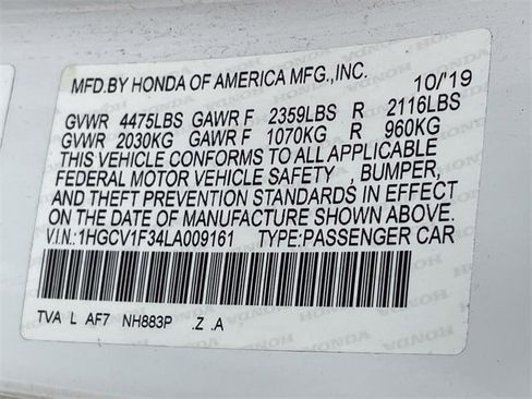 Certified 2020 Honda Accord Sport image 29