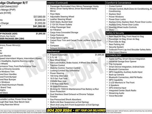 Used 2021 Dodge Challenger R/T w/ Blacktop Package RWD image 2