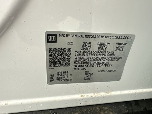 New 2026 Chevrolet Equinox LT AWD/4WD image 19
